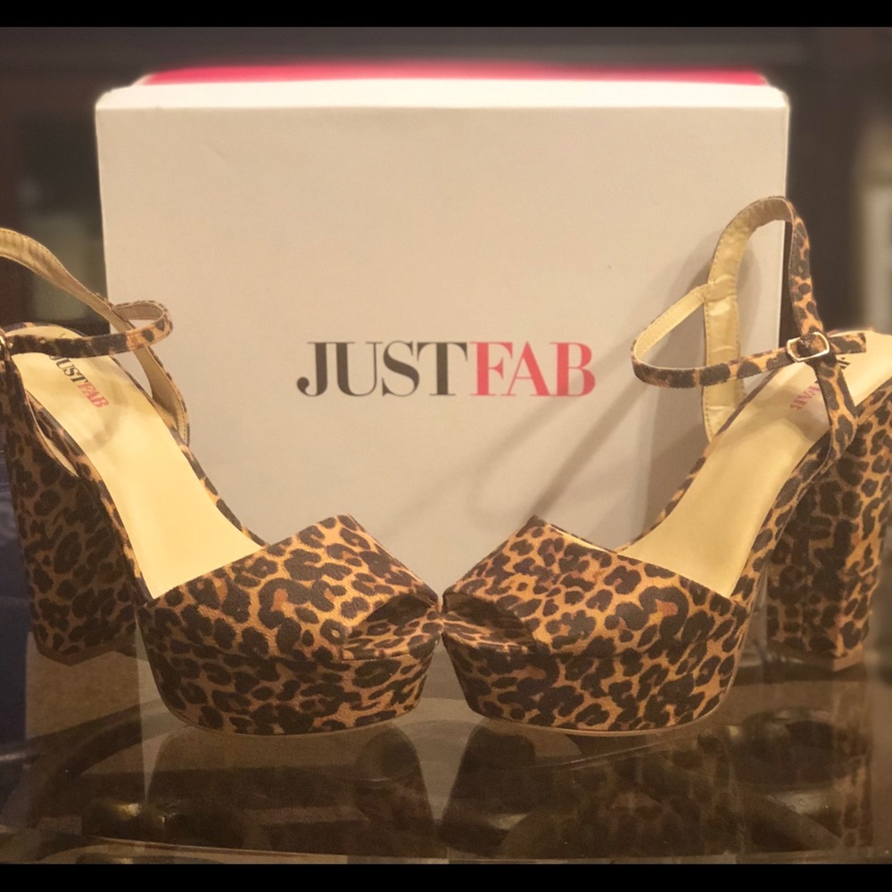 Paigett, leopard heels from JustFab!